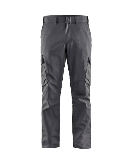 Blaklader Industry Trousers Stretch 1444 - Mid grey/Black #colour_mid-grey