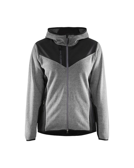 Blaklader Knitted Women's Jacket 5941 #colour_grey-melange-black