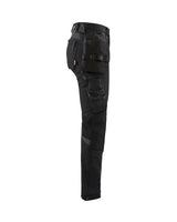 Blaklader Women's 4-Way Stretch Craftsman Trousers 7192 #colour_black-dark-grey
