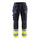 Blaklader Multinorm Inherent Trousers with Stretch 1487 #colour_navy-blue-hi-vis-yellow