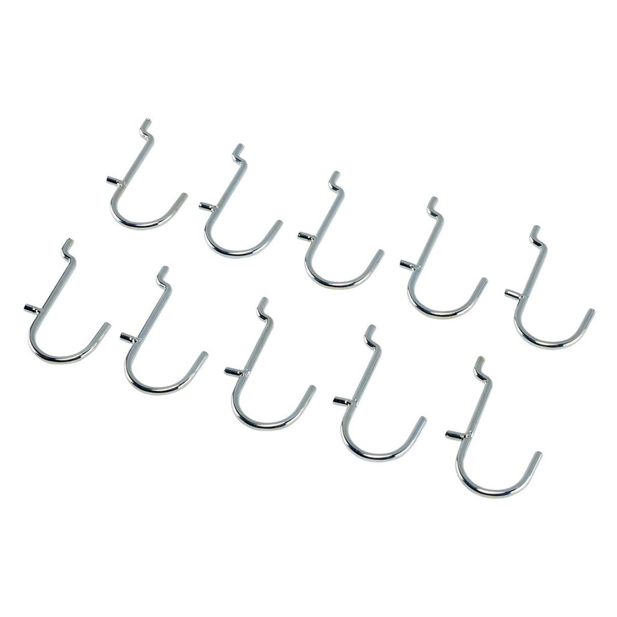 Draper Tools Metal J-Hooks For Back Panel/Pegboard (Pack Of 10)