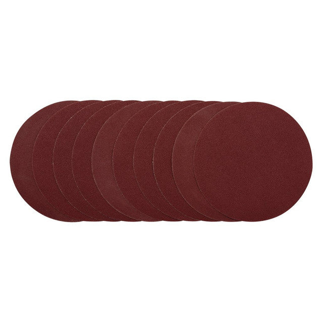 Draper Tools Sanding Discs, 200mm, 80 Grit (Pack Of 10)