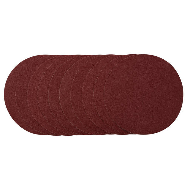 Draper Tools Sanding Discs, 230mm, 80 Grit (Pack Of 10)