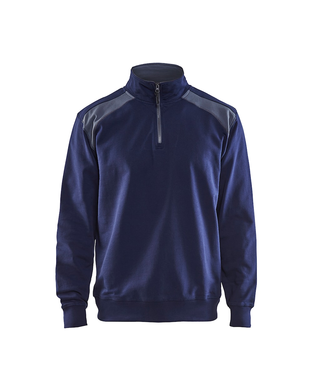 Blaklader Half-Zip 2-Tone Sweatshirt 3353 - Navy Blue/Grey