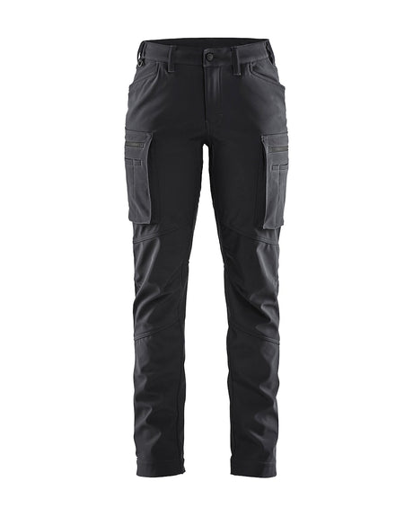 Blaklader Women's Softshell Winter Service Trousers 7177 #colour_black