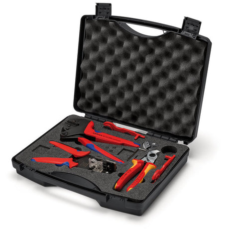 Draper Tools KNIPEX 97 91 04 V01 Tool Case For Photovoltaics For Solar Cable Connectors Mc4 (Multi-Contact)