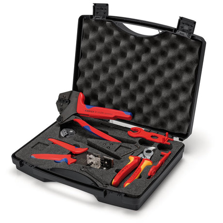 Draper Tools KNIPEX 97 91 04 V02 Tool Case For Photovoltaics For Solar Cable Connectors Mc4 (Multi-Contact)
