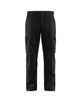 Blaklader Industry Trousers Stretch with Knee Pad Pockets 1448 - Black/Hi-vis yellow #colour_black-hi-vis-yellow