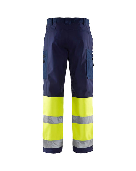 Blaklader Hi-Vis Softshell Trousers 1562