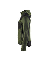 Blaklader Knitted Jacket 4930 #colour_army-green-black