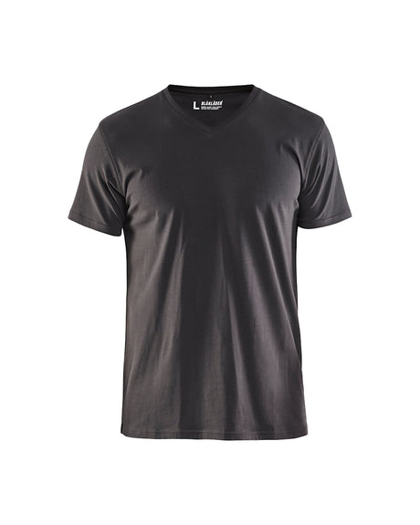 Blaklader T-Shirt, V-Neck 3360 #colour_dark-grey