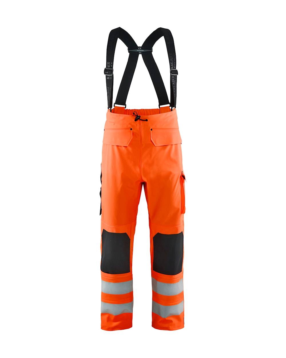 Blaklader Rain Trousers Hi-Vis Level 2 1302 #colour_orange