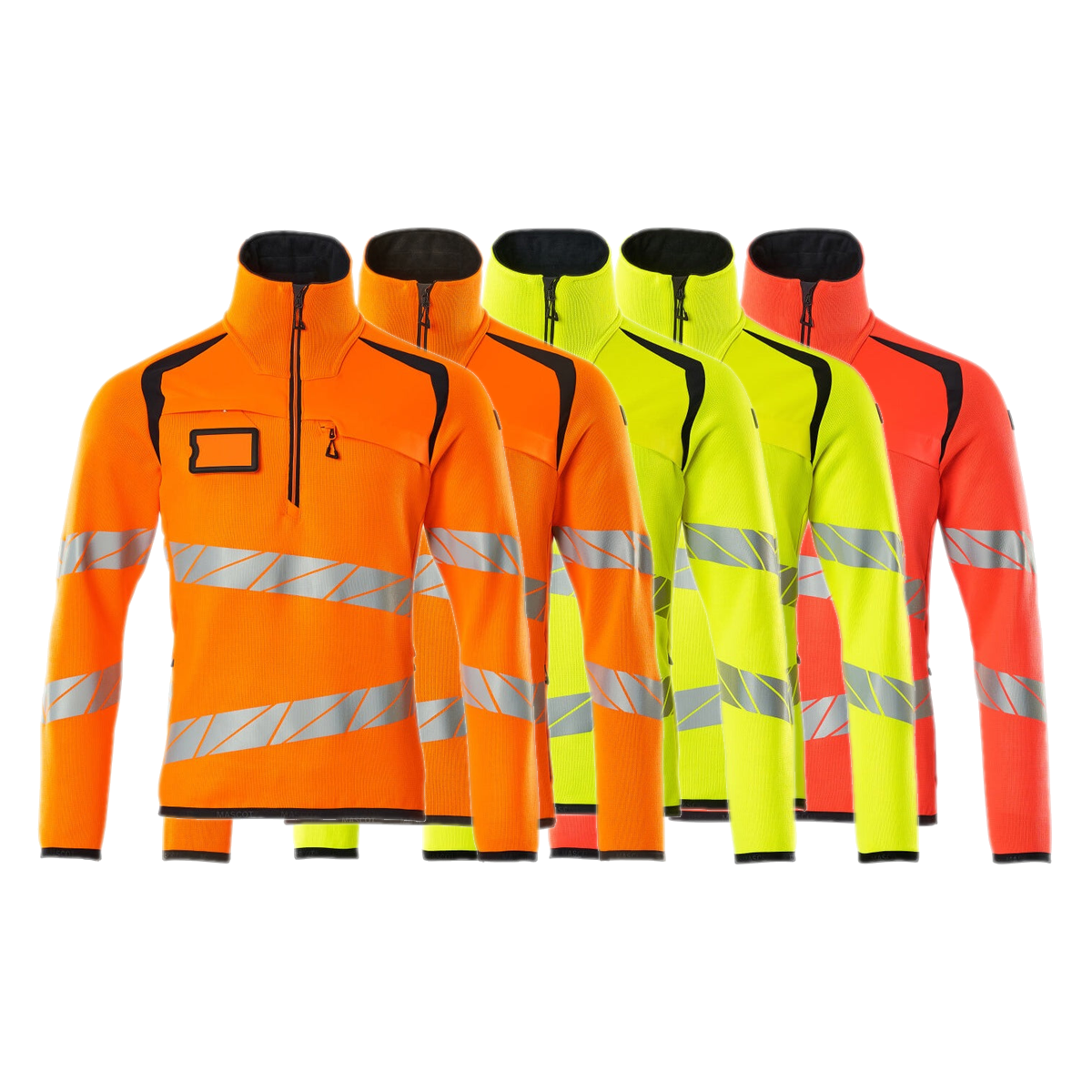 Mascot Accelerate Safe Knitted Jumper with Half Zip