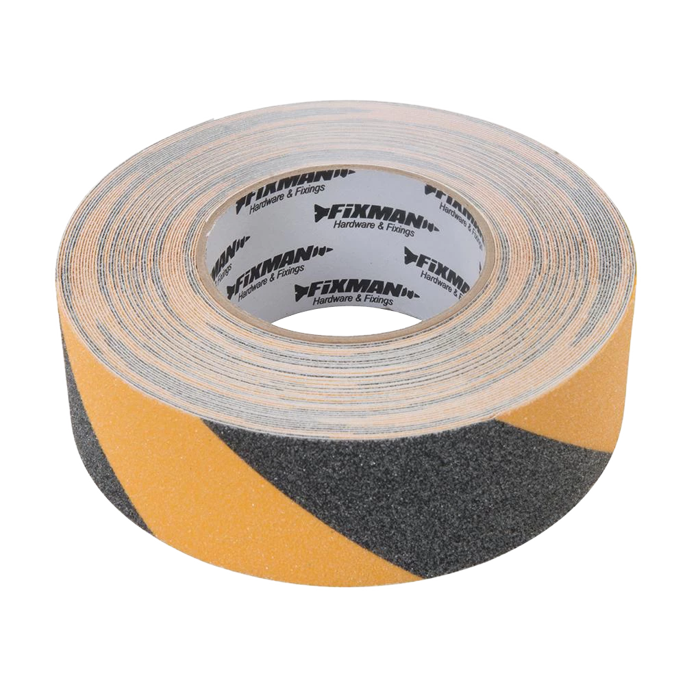 Fixman Anti-Slip Tape - 50mm x 18m Black/Yellow