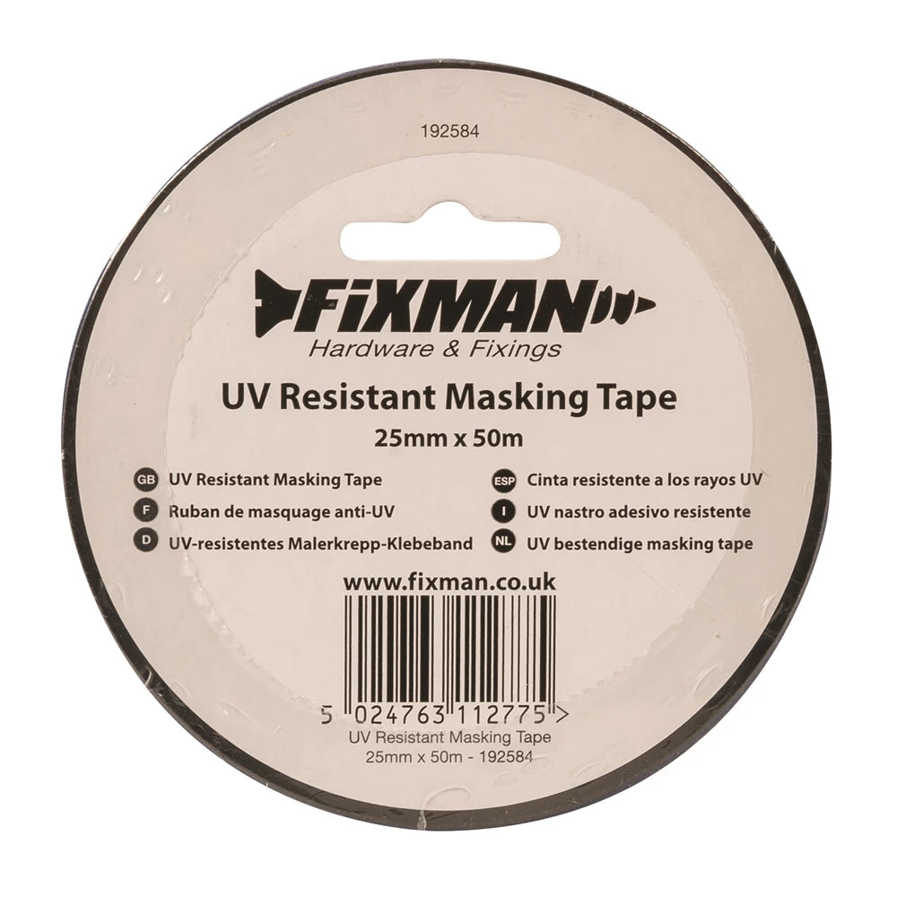 Fixman Uv-Resistant Masking Tape