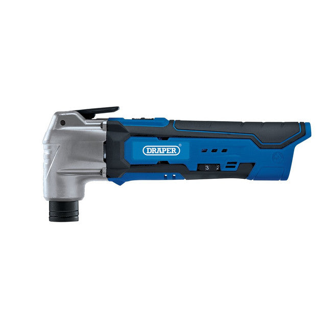 Draper Tools 12V Oscillating Multi-Tool (33 Piece), 1 x Battery, 1.5Ah, 1 x Fast Charger