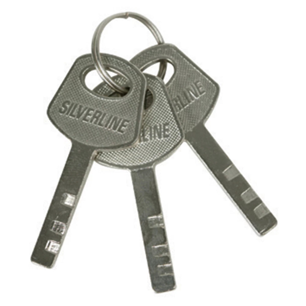 Silverline Steel Padlock Long Shackle