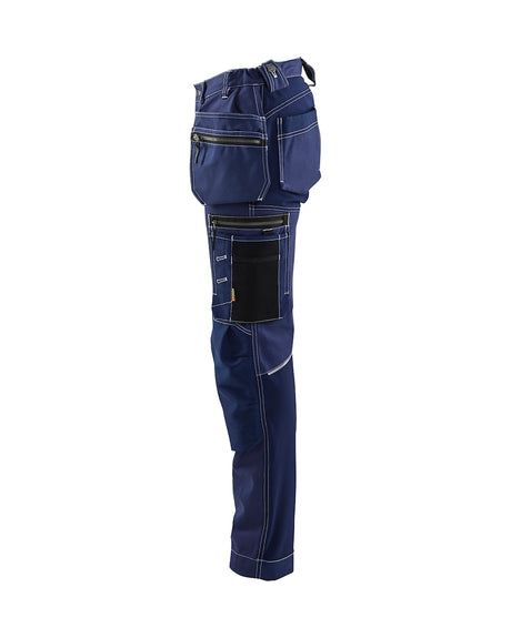 Blaklader Women's Craftsman Trousers with Stretch 7130 #colour_navy-blue