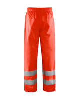 Blaklader Rain Trousers Hi-Vis Level 1 1384 #colour_red-hi-vis