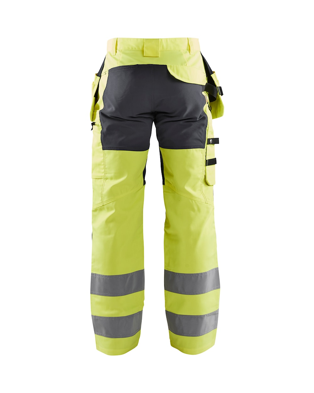 Blaklader Hi-Vis Trousers with Stretch 1552 - Hi-Vis Yellow/Mid Grey