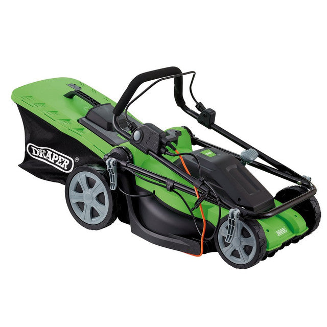 Draper Tools 230V Lawn Mower, 400mm, 1600W