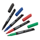 Draper Tools Marker Pens, Multicoloured (Pack Of 4)