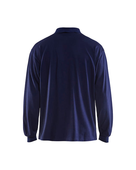Blaklader Flame Resistant Pique Long Sleeved 3374 #colour_navy-blue