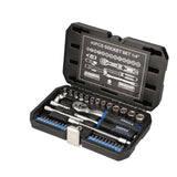 Draper Tools HI-TORQ® Metric Socket Set, 1/4" Sq. Dr. (40 Piece)