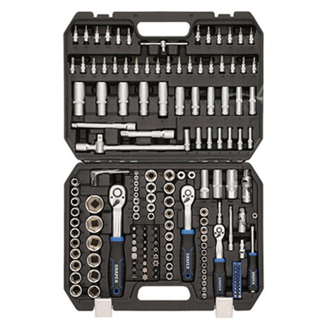 Draper Tools HI-TORQ® Metric Socket Set, 1/4", 3/8" & 1/2" Sq. Dr. (171 Piece)