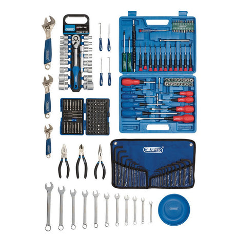 Draper Tools Top Chest Tool Kit, 9 Drawer (216 Piece)
