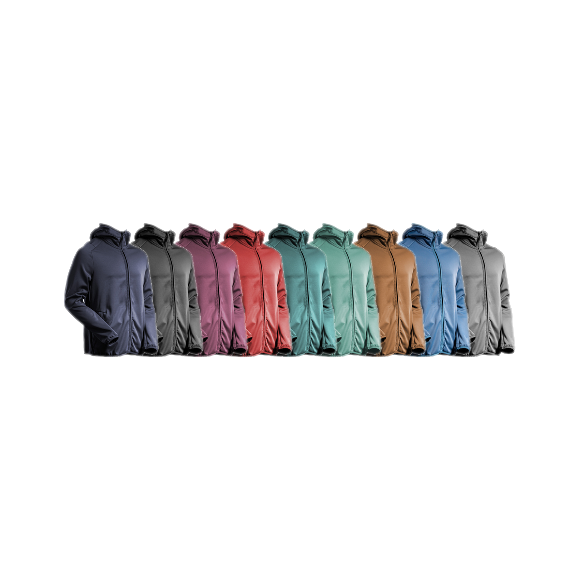 Mascot Customized Microfleece with Hood and Zipper