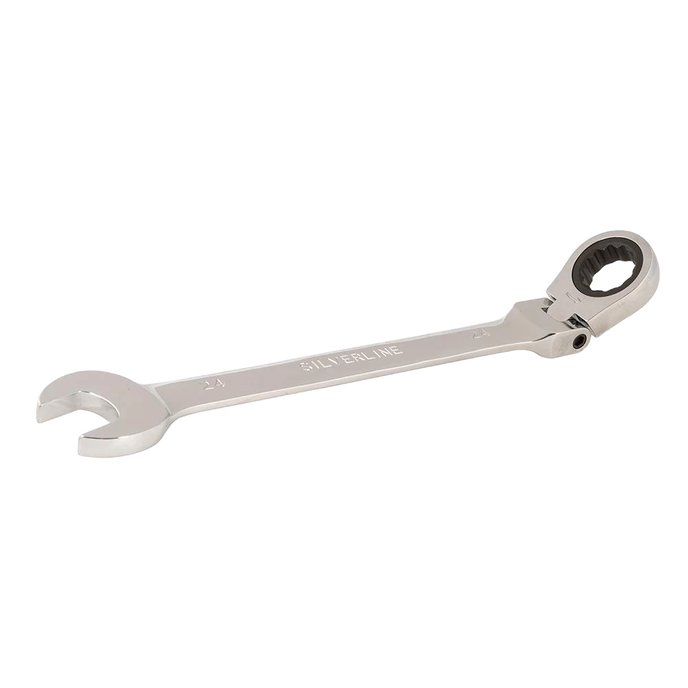 Silverline Flexible Head Ratchet Spanner