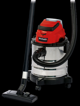 Einhell Power X-Change 18V 20 Litre Stainless Steel Wet & Dry Vac - Body Only