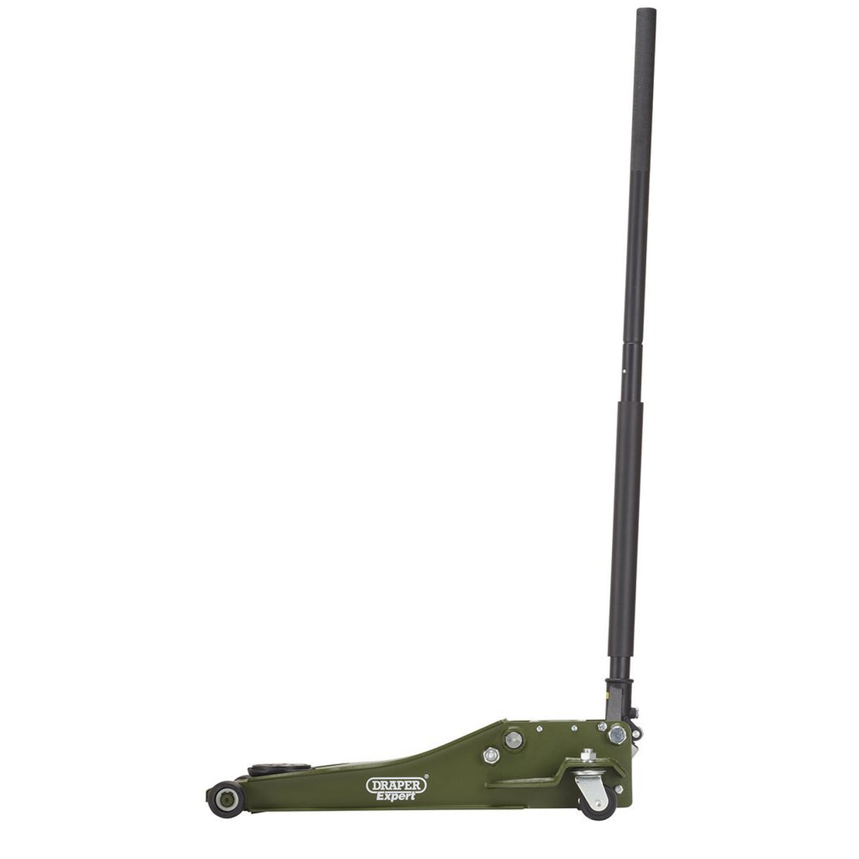 Draper Tools Expert Professional Low Profile Fast Lift Garage Trolley Jack, 3 Tonne, Green