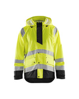 Blaklader Rain Jacket Hi-Vis Level 1 4323 #colour_hi-vis-yellow-black