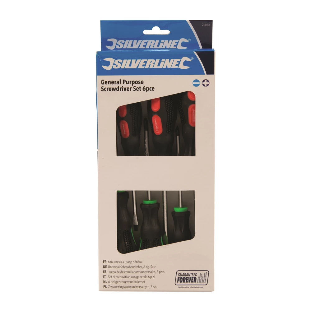 Silverline General Purpose Screwdriver Set 6pce