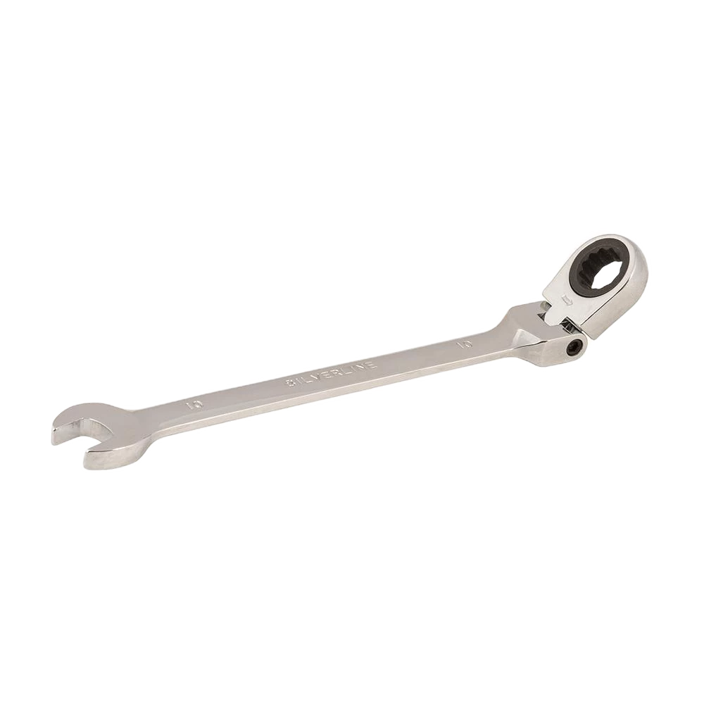 Silverline Flexible Head Ratchet Spanner