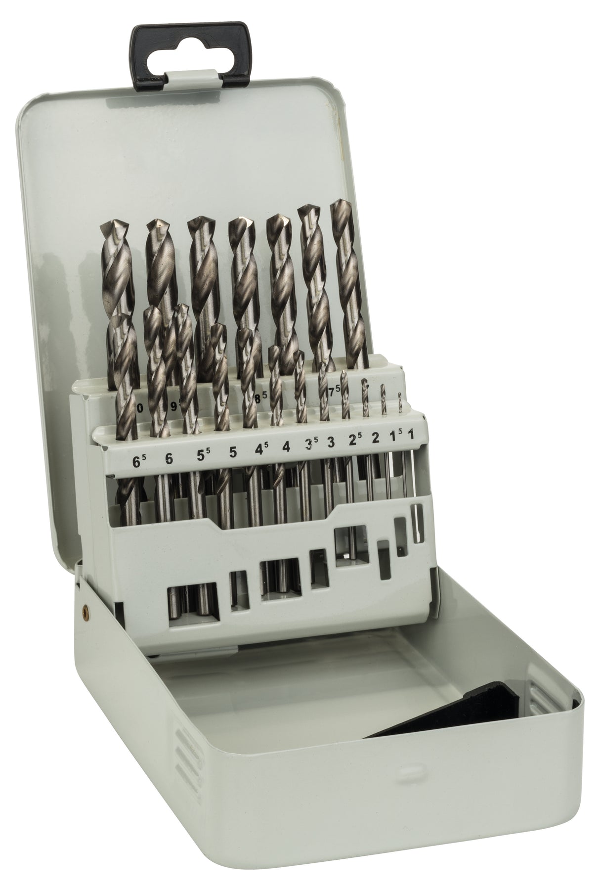 Bosch Professional 19-Piece Metal Drill Bit Set HSS-G, DIN 338, 1-10mm, 135° in Metal Cassette