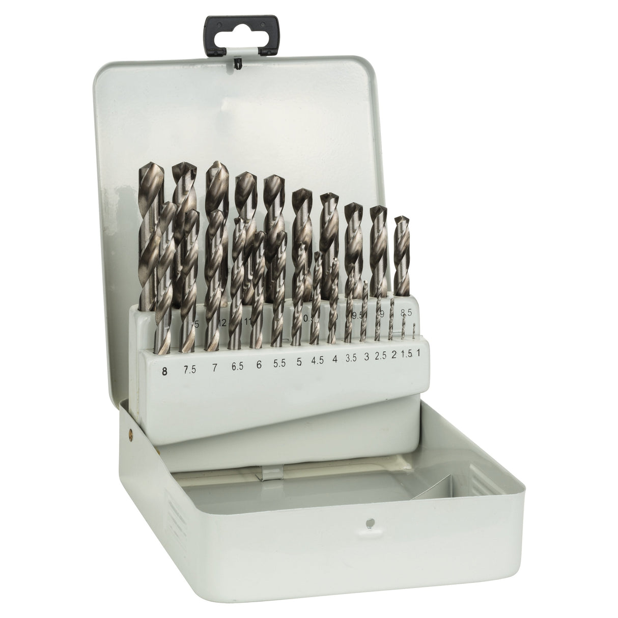 Bosch Professional 25-Piece Metal Drill Bit Set HSS-G, DIN 338, 1-13mm, 135° in Metal Cassette