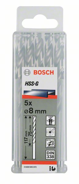 Bosch Professional HSS-G, 29/64" x 4 7/32" x 5 5/8"