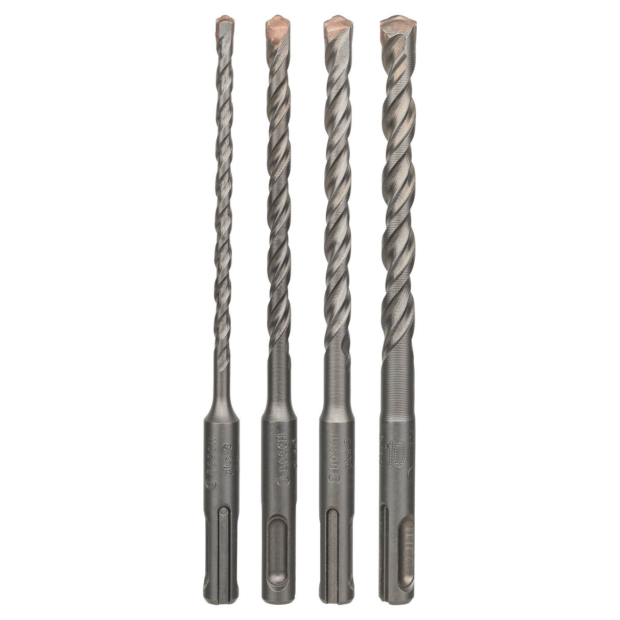 Bosch Professional SDS Plus-3 Hammer Drill Bit Set - 4 Pieces (5.5/7/8/10mm)