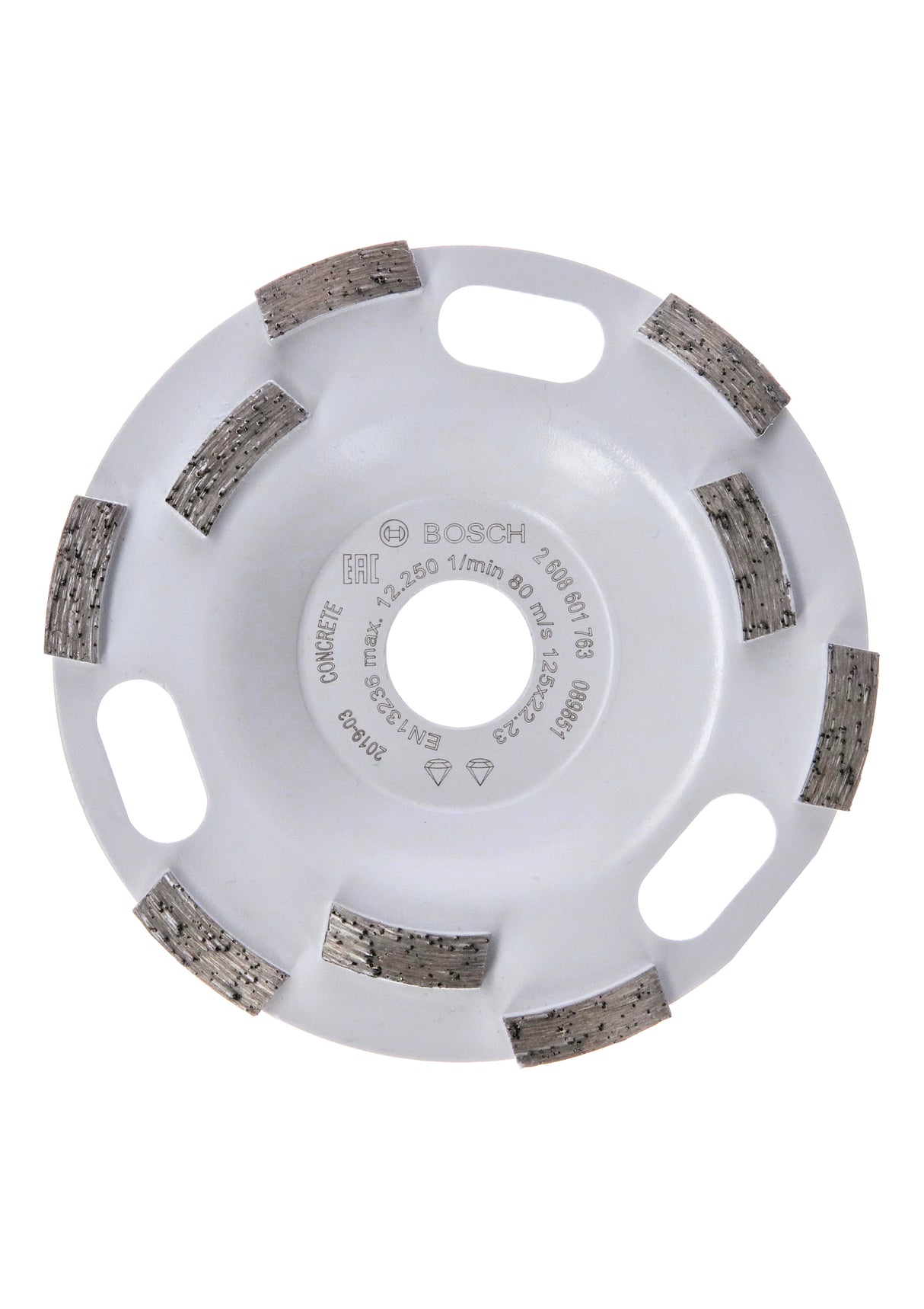 Bosch Professional Double Row Diamond Grinding Head for Concrete - High Speed, 125 x 22.23 x 5 mm Expert