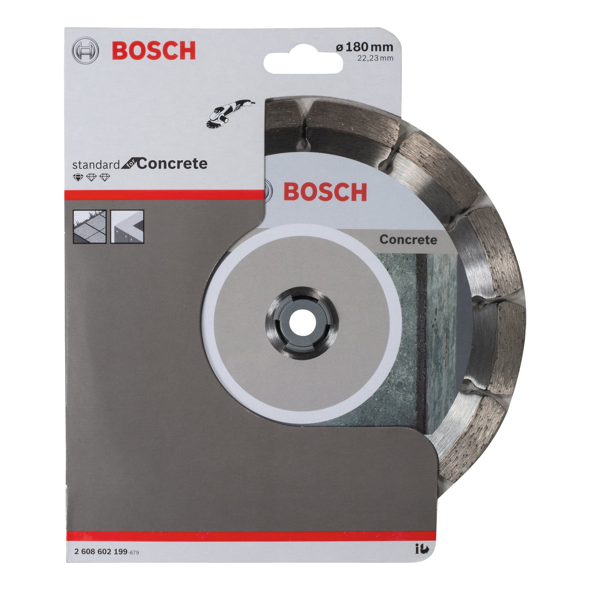 Bosch Professional Standard/Concrete Disc, 180mm x 22.23mm x 2mm