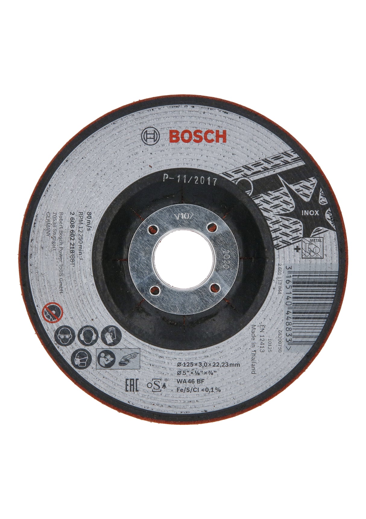 Bosch Professional Semi-Flexible Grinding Disc WA 46 BF - 125mm x 3.0mm