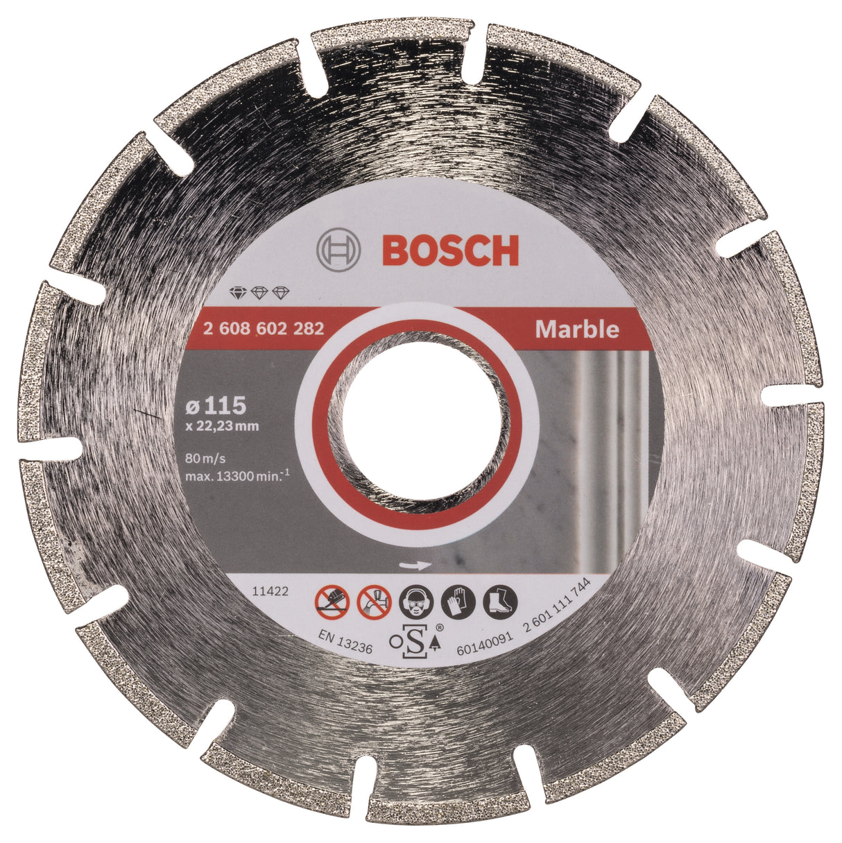 Bosch Professional Diamond Cutting Disc for Marble - 115 x 22.23 x 2.2 x 3mm Standard