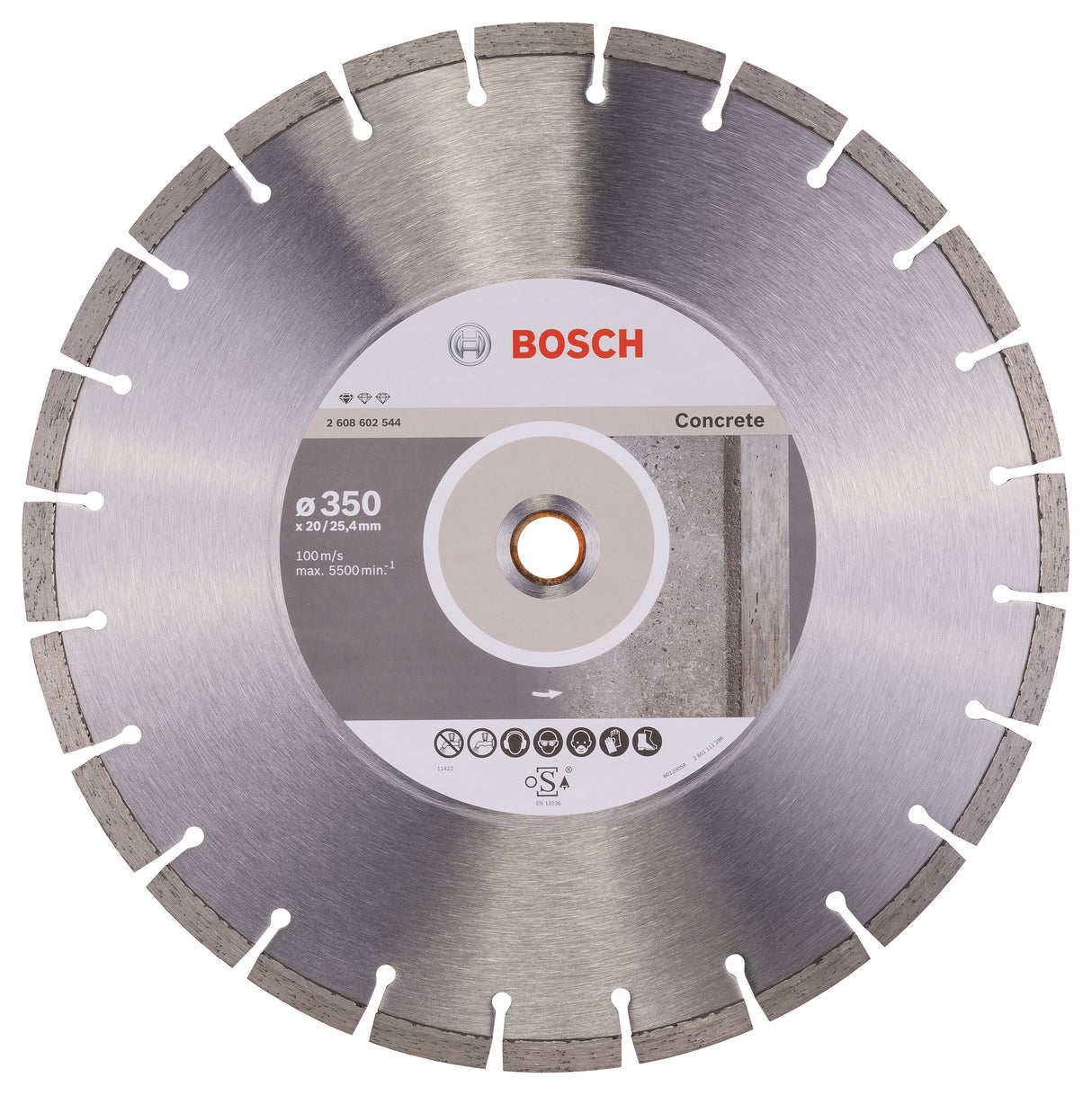 Bosch Professional Diamond Cutting Disc for Concrete - 350 x 20/25, 40 x 2.8 x 10mm