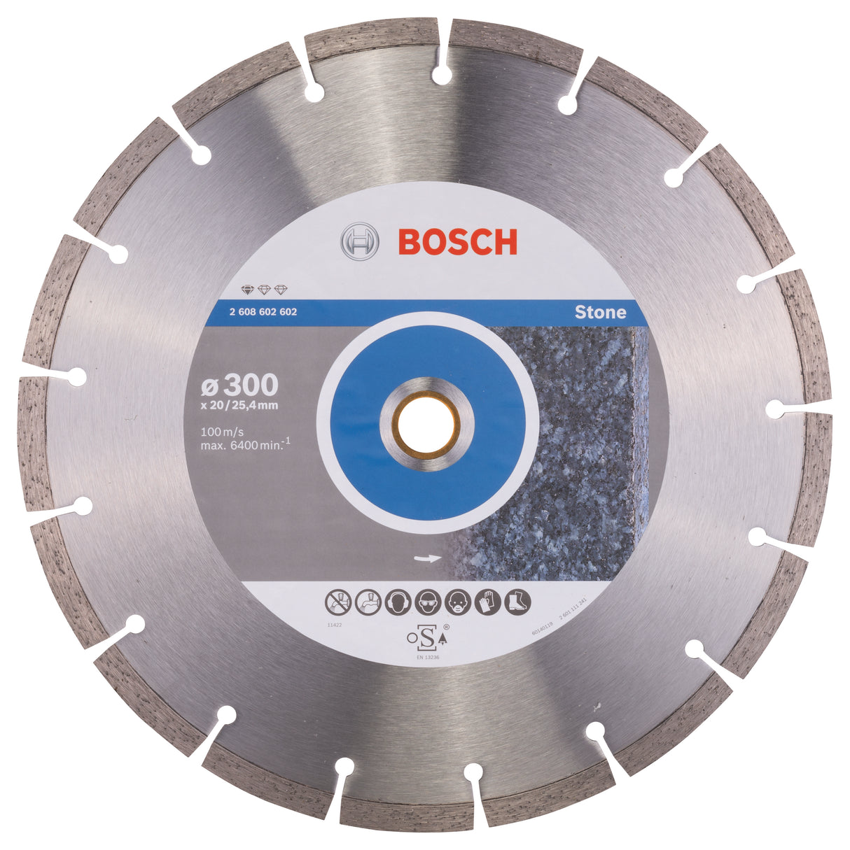 Bosch Professional Diamond Cutting Disc for Stone - 300 x 20/25,40 x 3,1 x 10 mm