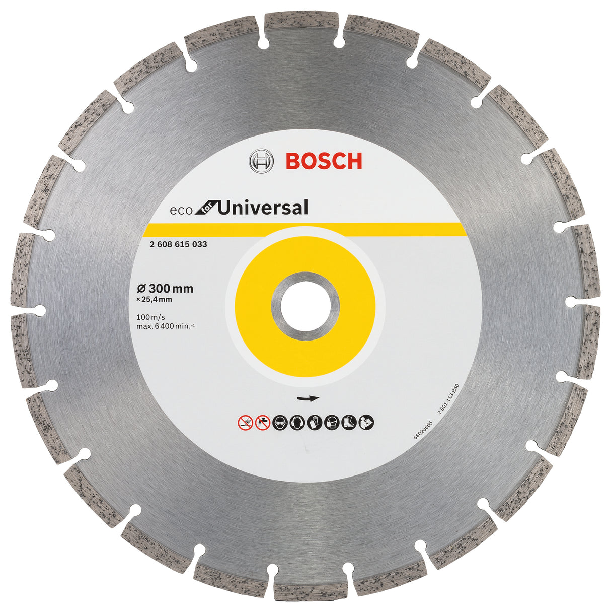 Bosch Professional Diamond Cutting Disc ECO - Universal, 300x25.4x3.2x8
