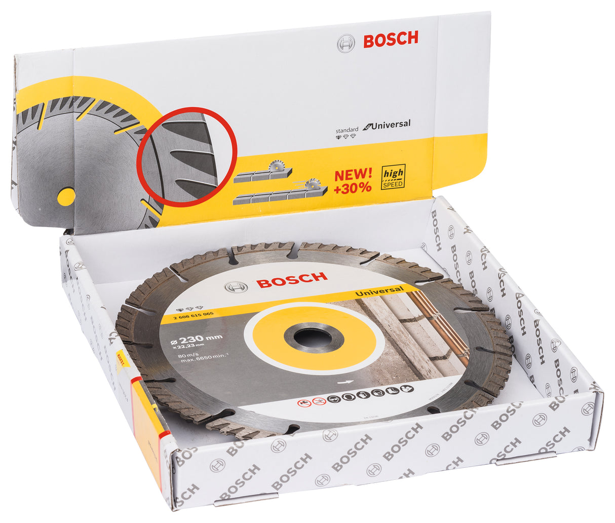 Bosch Professional Diamond Cutting Disc - Standard Universal (10 Pack) - 230x22.23x2.6x10mm