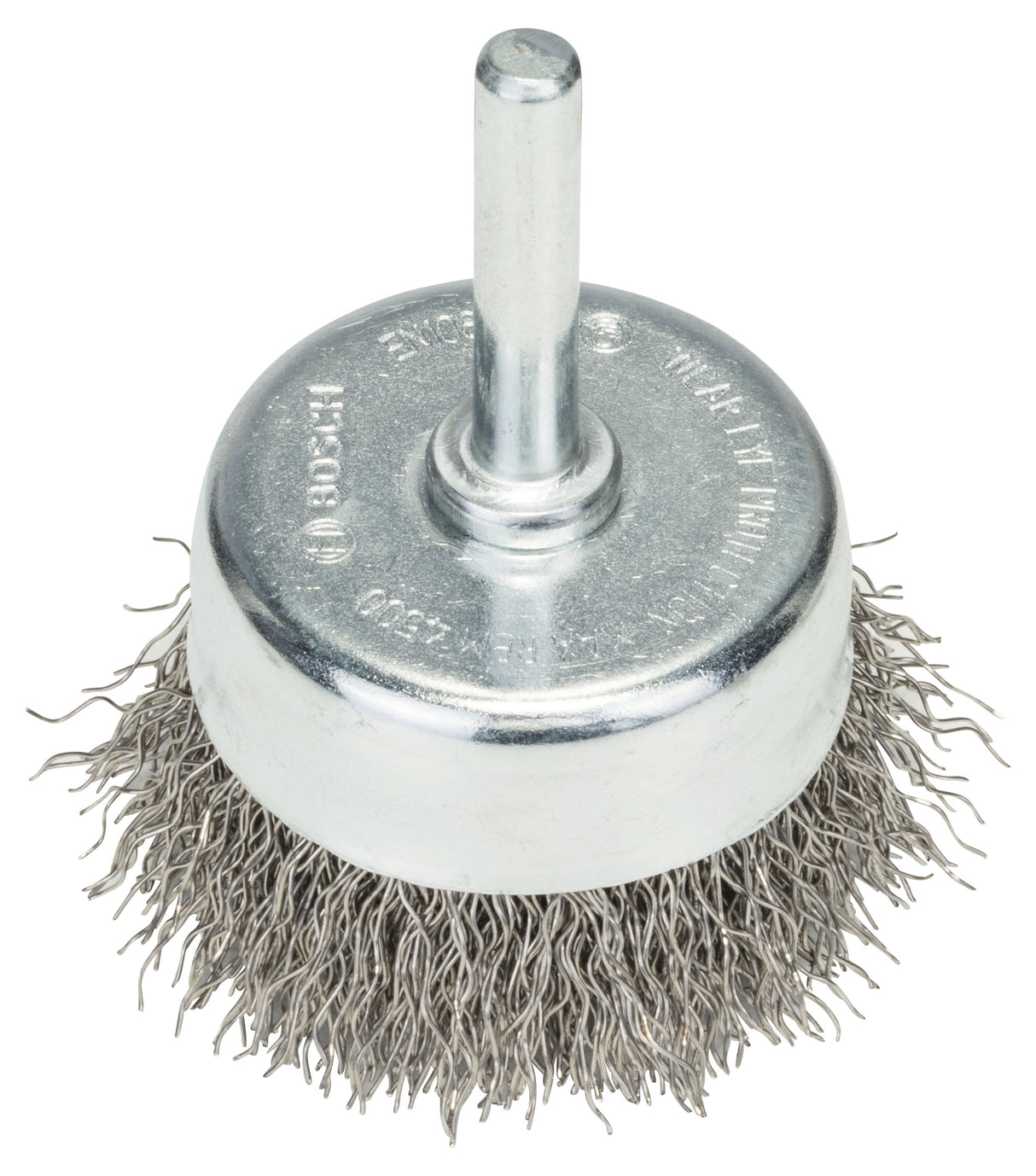 Bosch Professional Cup Brush - Crimped, Stainless Steel, 50x0.3mm, 50mm